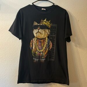 Big Paw Paw cat graphic tee size medium